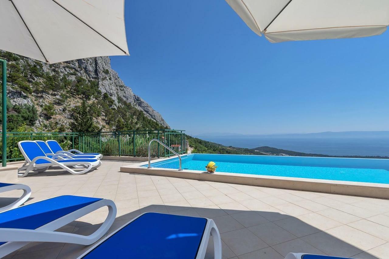 Villa Makar,Heated Pool,Gym,Grill,Seaview Makarska Exterior foto