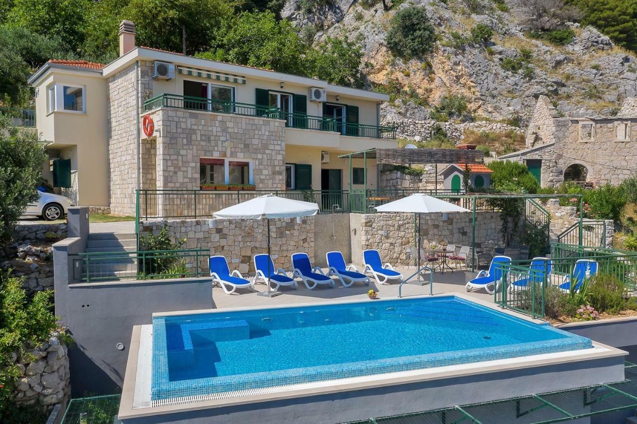 Villa Makar,Heated Pool,Gym,Grill,Seaview Makarska Exterior foto