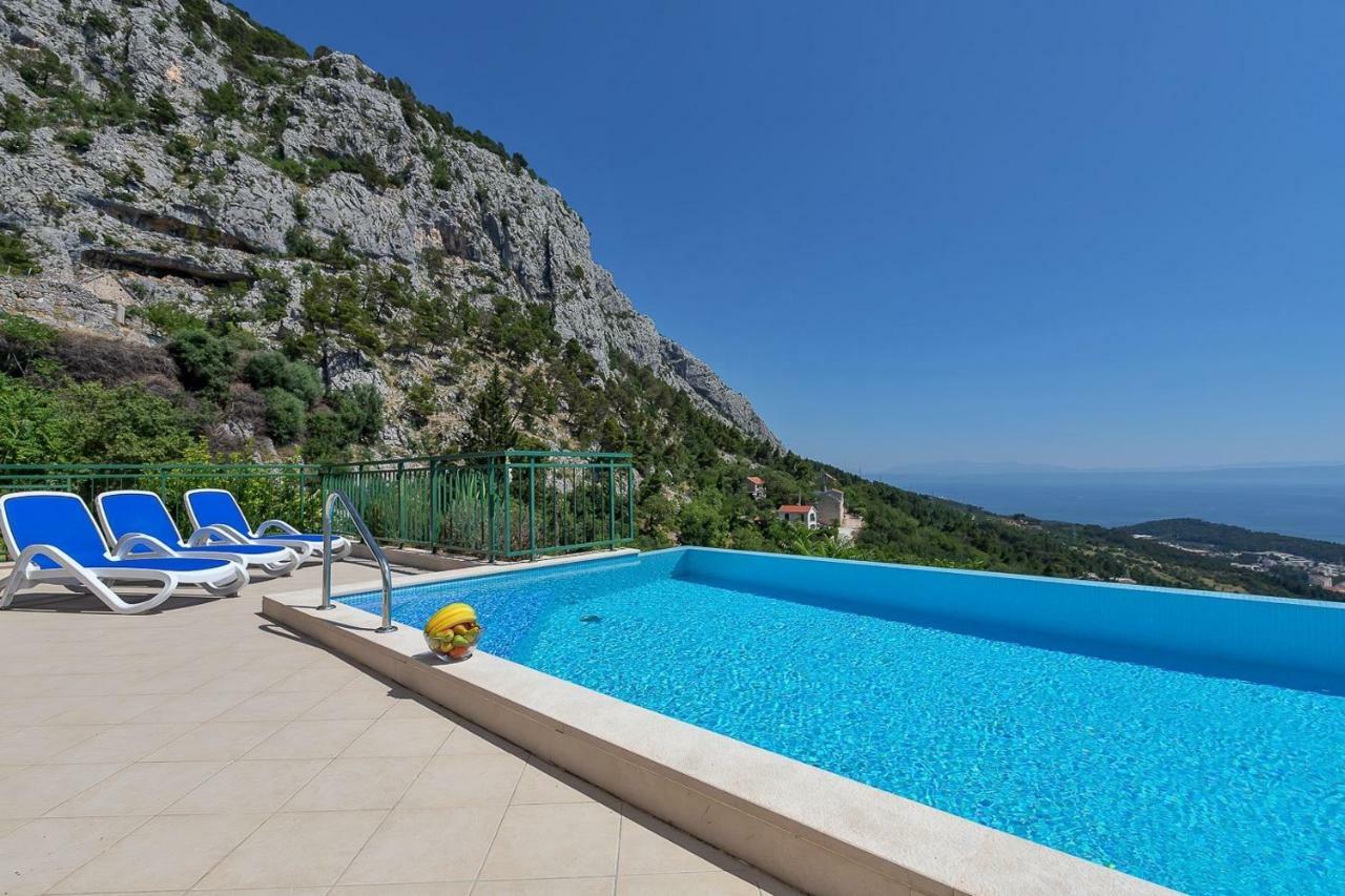 Villa Makar,Heated Pool,Gym,Grill,Seaview Makarska Exterior foto