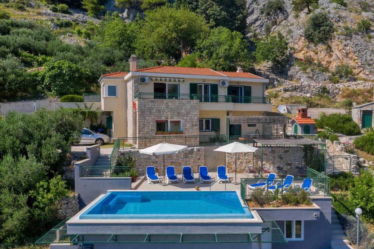 Villa Makar,Heated Pool,Gym,Grill,Seaview Makarska Exterior foto