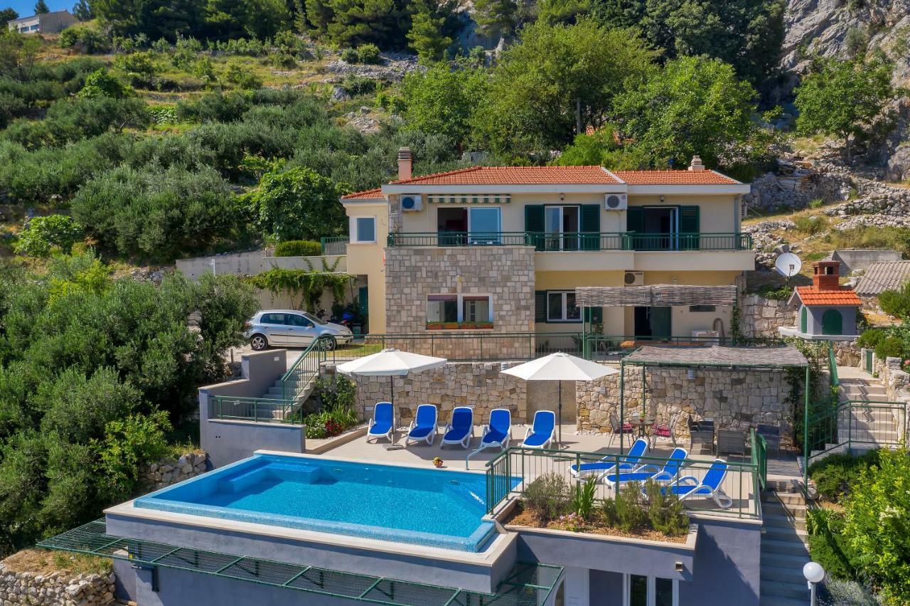 Villa Makar,Heated Pool,Gym,Grill,Seaview Makarska Exterior foto